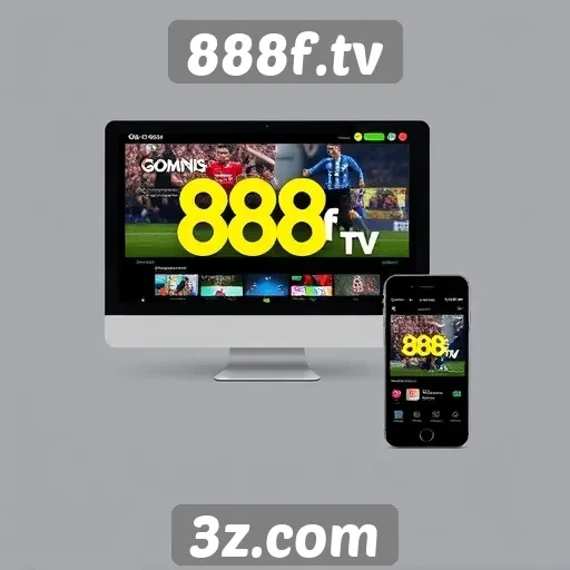 Acessibilidade e design responsivo no site 888f.tv