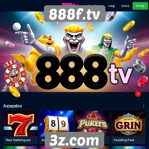 Plataforma 888f.tv oferece variedade em jogos de azar